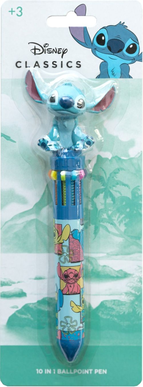  BOLIGRAFO 3D 10 COLORES DISNEY STITCH 