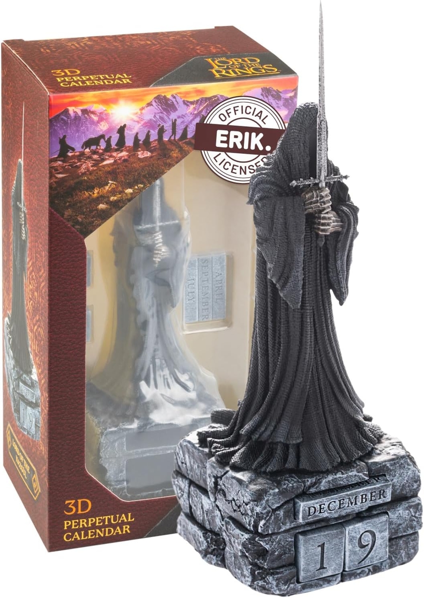  CALENDARIO PERPETUO 3D SEÑOR DE LOS ANILLOS NAZGUL 