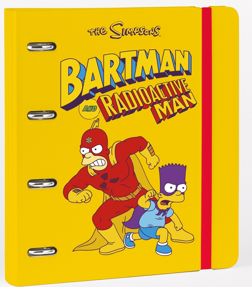  CARPETA 4 ANILLAS PP THE SIMPSONS 