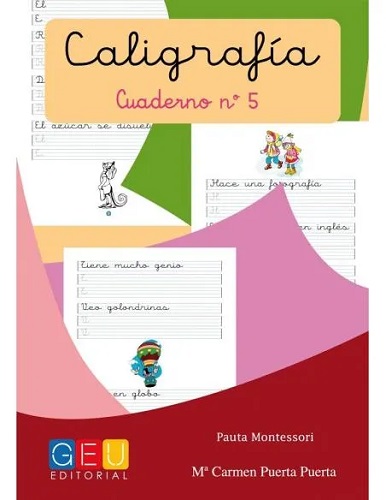 Caligrafia pauta montessori