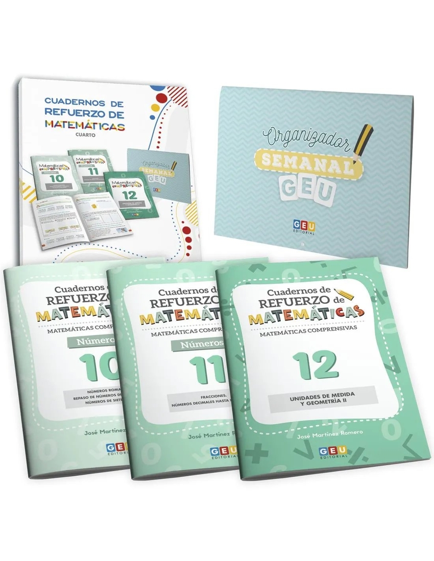 Pack cuadernos de refuerzos de matemáticas