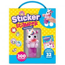  STICKER STAMPER UNICORNIOS 