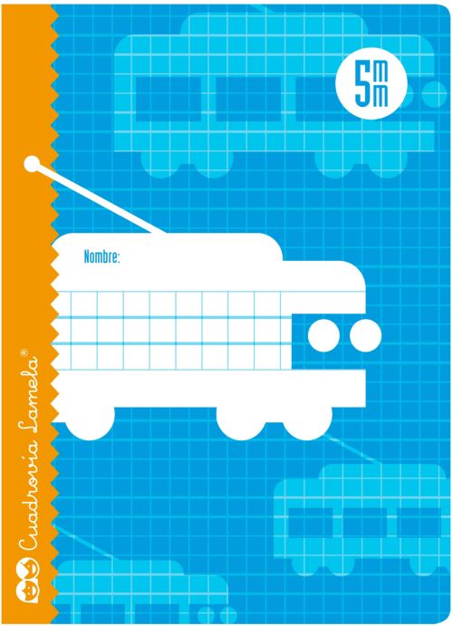 (PACK 25U.) LIBRETA 4º 16H 70G CUADROVIA 5MM 