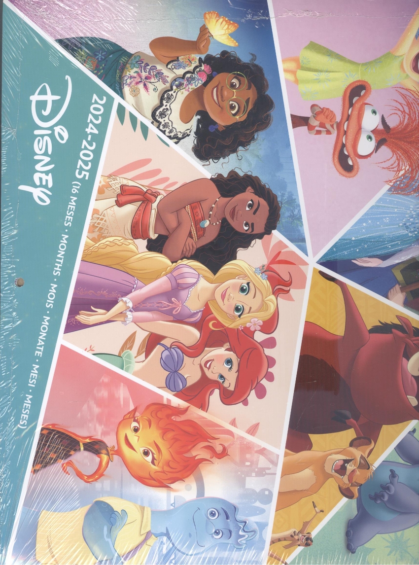 Calendario de pared disney (16 meses) 2024-2025