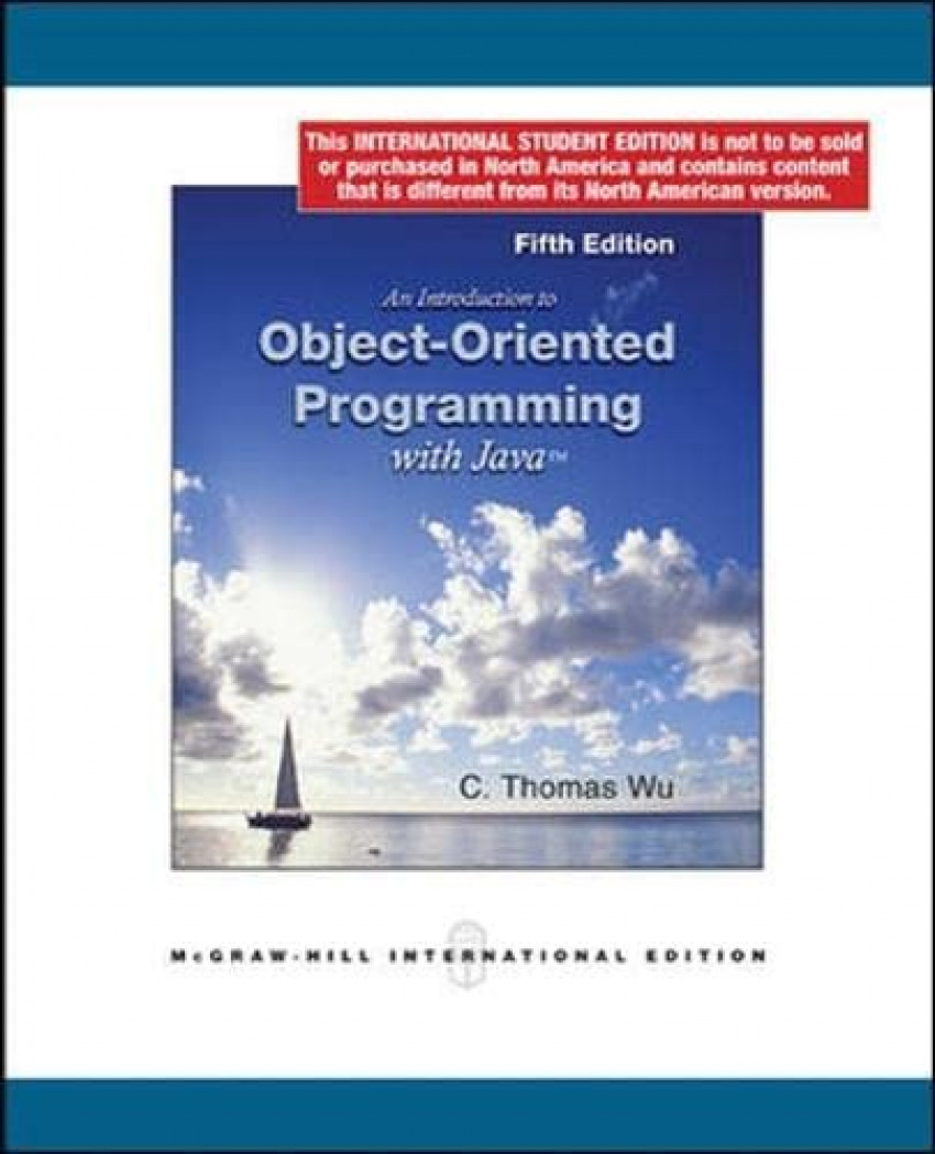 An Introduction to Object-Oriented Programming with Java