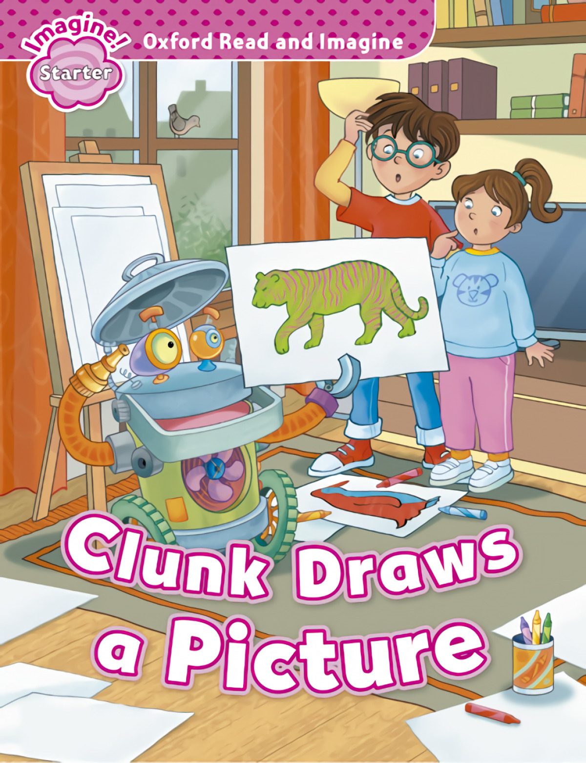Oxford Read &amp;Imagine Starter Clunk Draws A Picture
