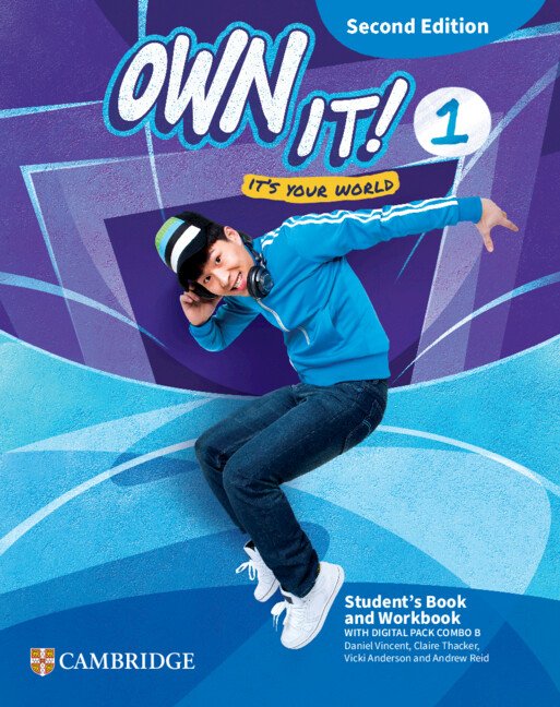  Own it! Level 1 Student's Book and Workbook with Digital Pack Combo B Second Edi 