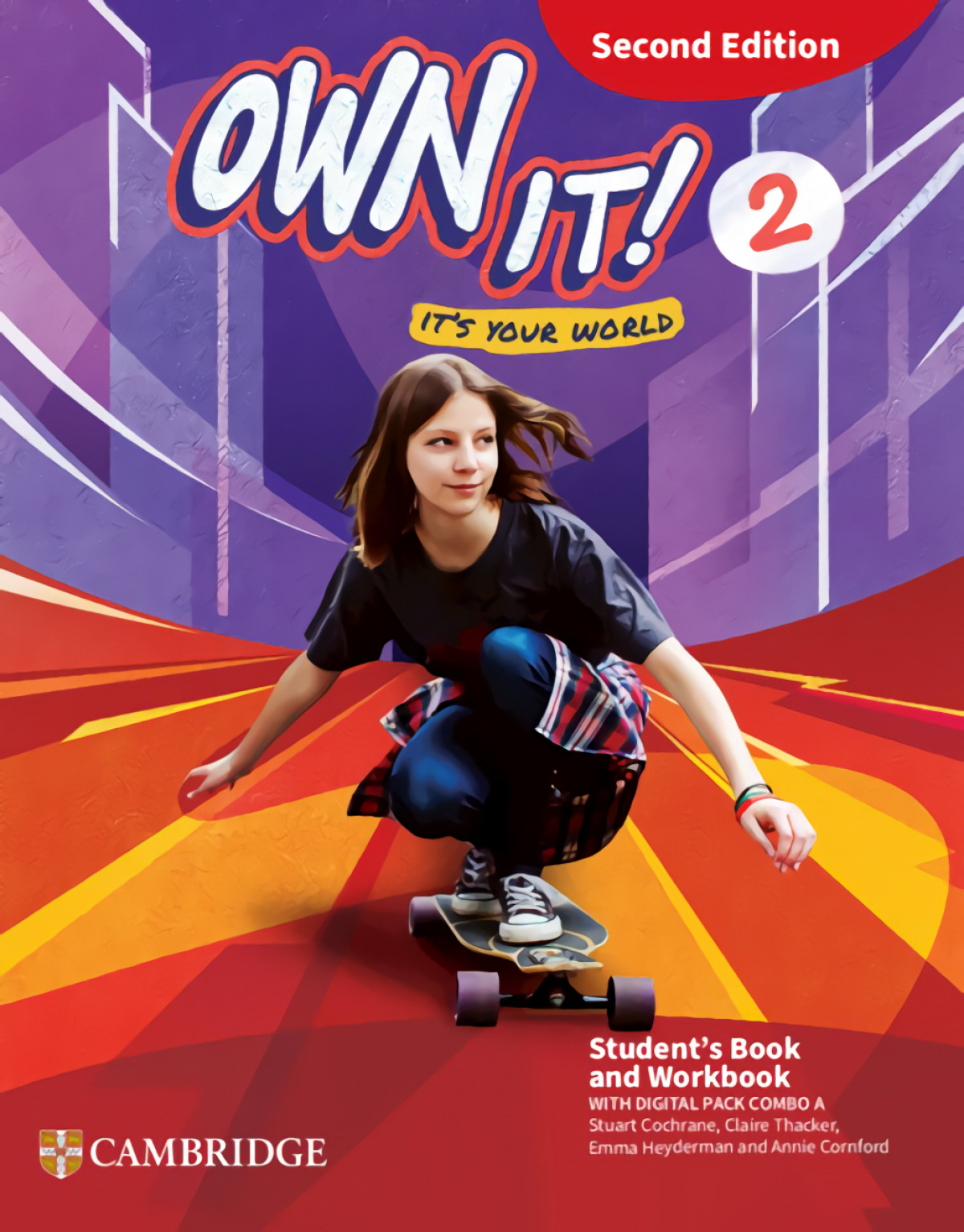  Own it! Level 2 Student's Book and Workbook with Digital Pack Combo A Second Edi 