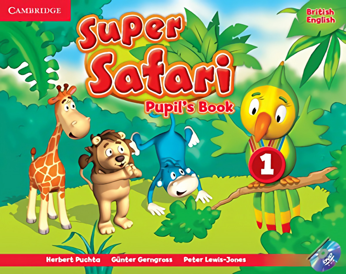 Super safari 1 pupils book 3 años (+dvd)