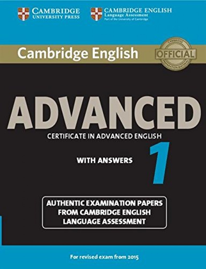 Cambridge english advanced 1 revised exam 2015. STudents +key