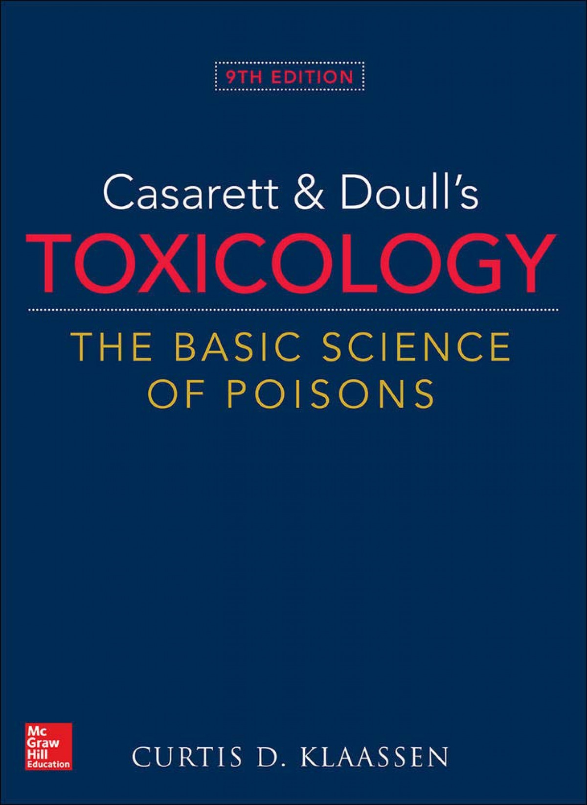 CASARETT &amp;DOULLS TOXICOLOGY