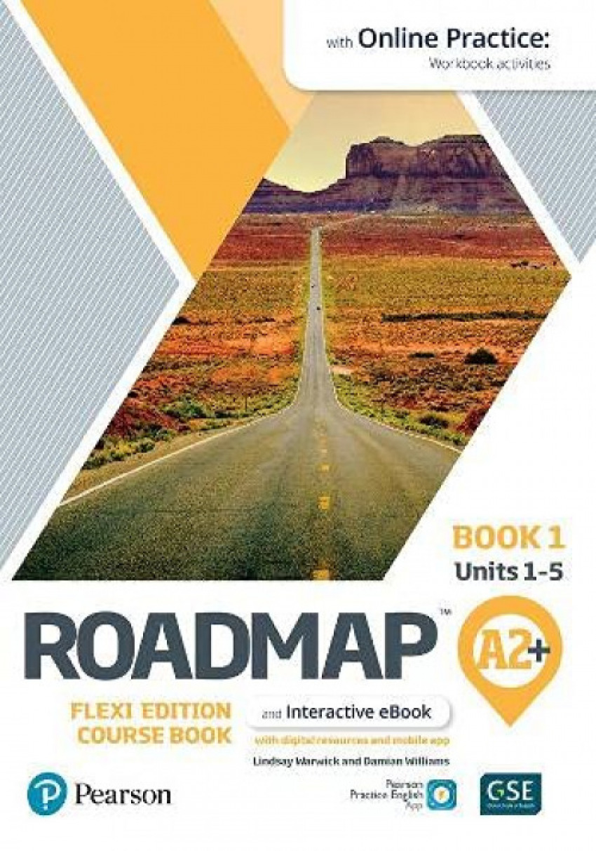 ROADMAP A2+ FLEXI EDITION COURSE BOOK 1 WITH EBOOK AND ONLINE PRACTICE A