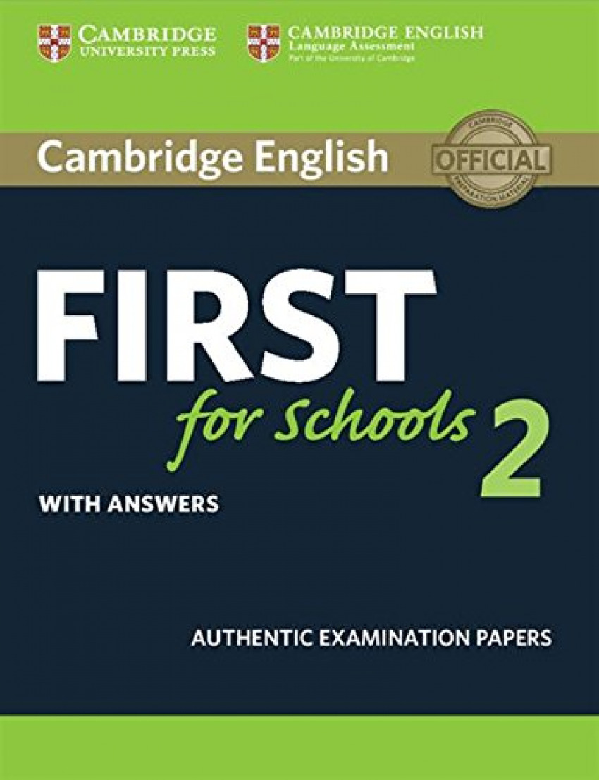 Cambridge english first for schools 2 (st+key)