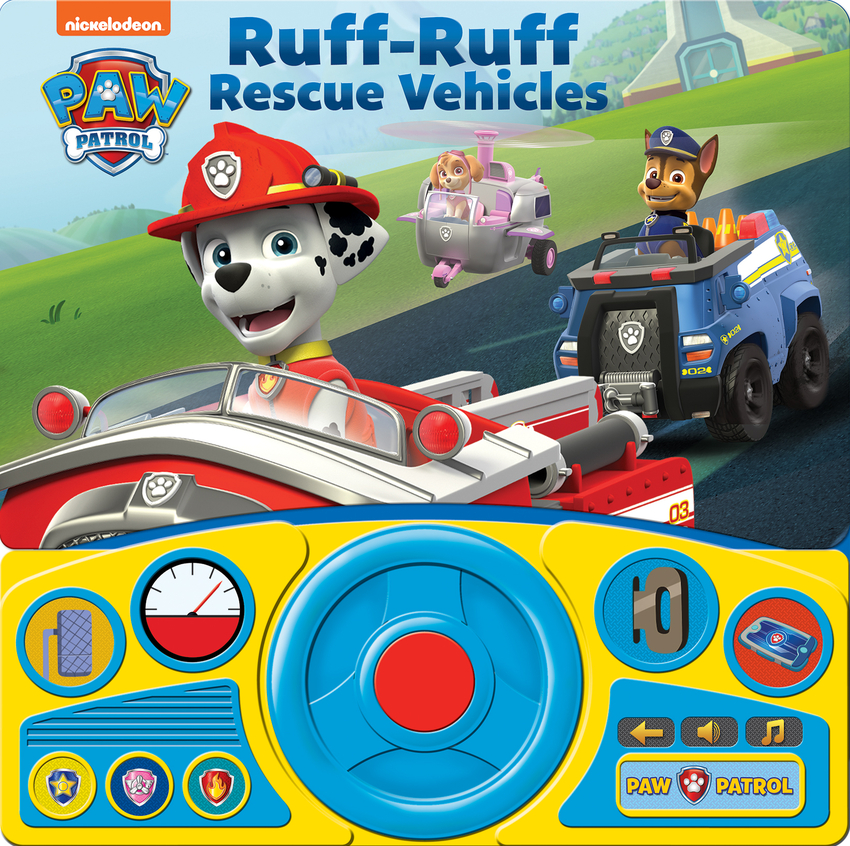 Steering Wheel Book: PAW Patrol ôRuff-Ruff Rescue Vehiclesö
