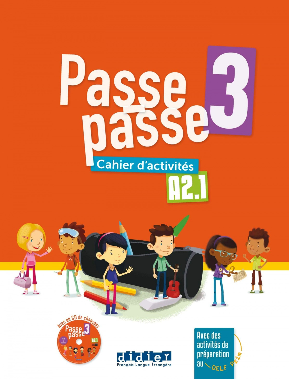 PASSE PASSE 3 - A2.1 CAHIER + CD