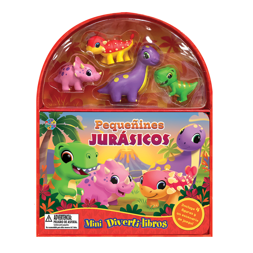  Pequeñines jurásicos (Mini Diverti-Libros) 