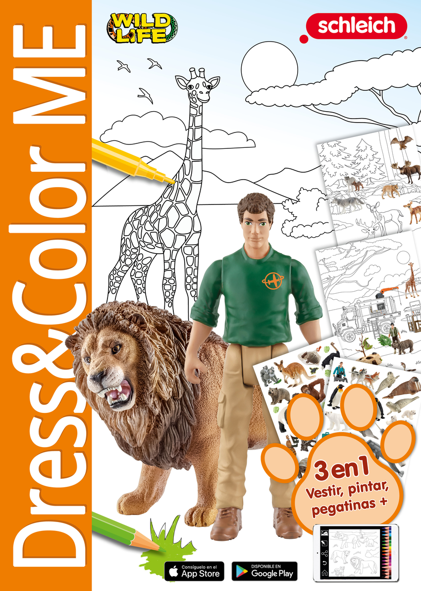 Schleich wild life (Dress &amp;color ME A4)