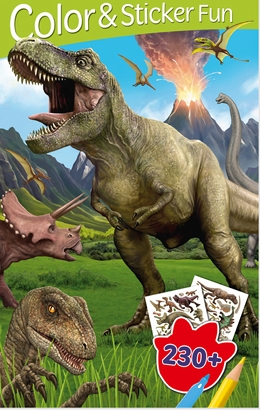 Dinosaurios (3D Lenticular) ('Color &amp;Sticker Fun')