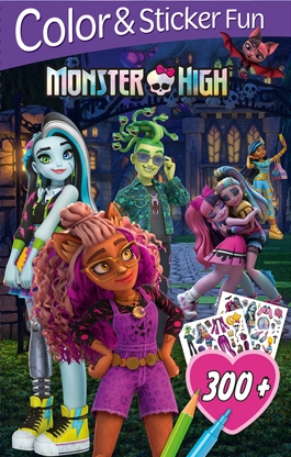 Monster High (3D Lenticular) ('Color &amp;Sticker Fun')