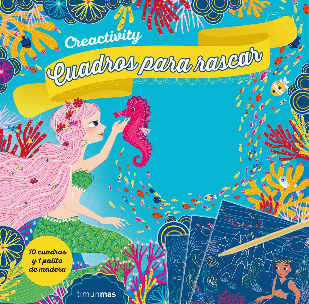 Creactivity. Sirenas. Cuadros para rascar