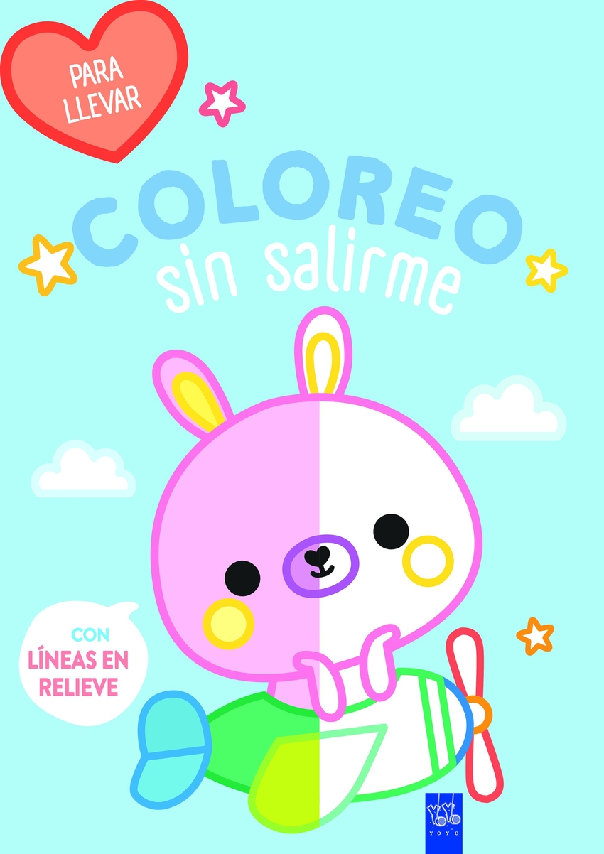 Coloreo sin salirme-Para llevar. Conejo