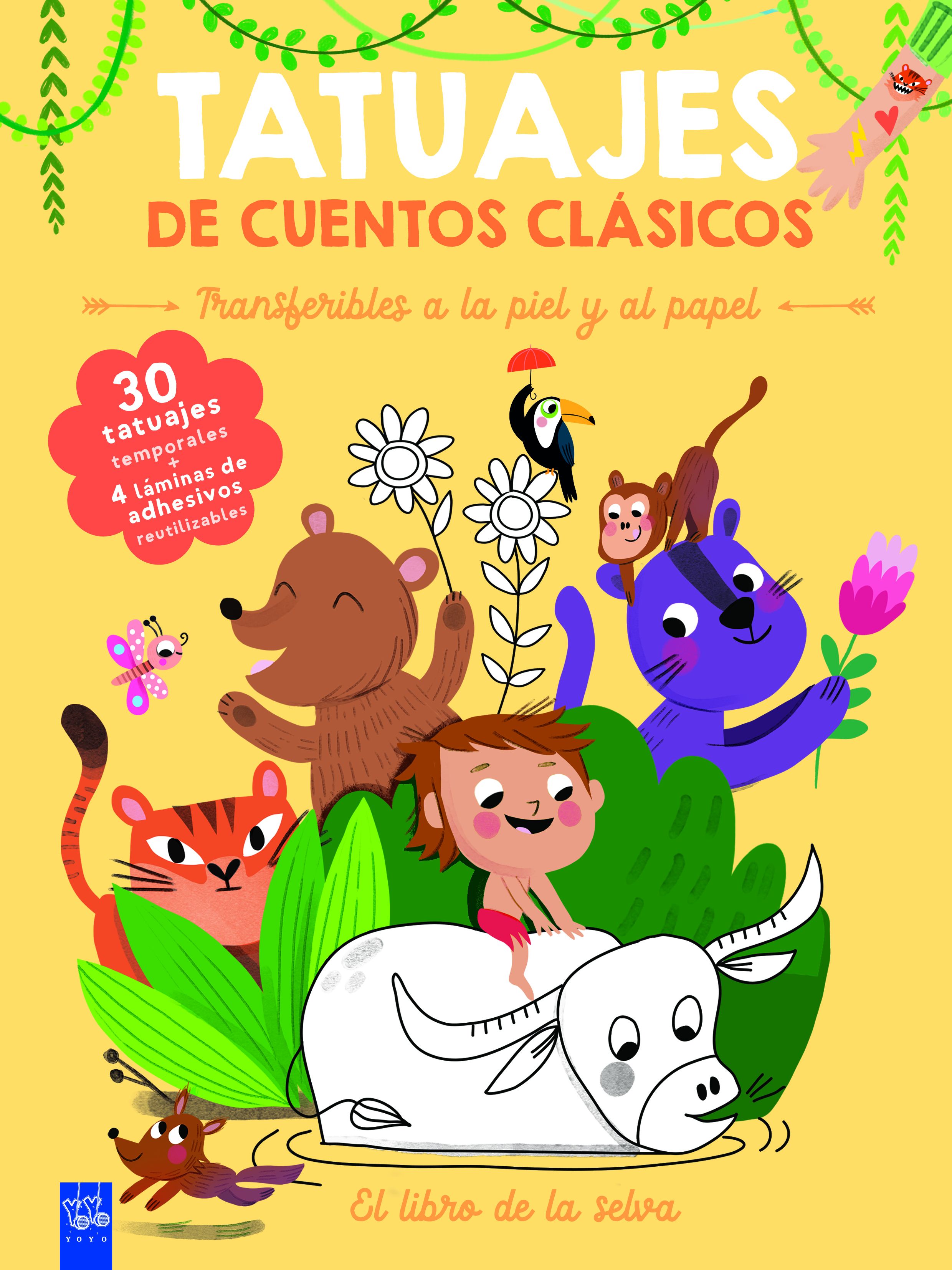  Tatuajes de cuentos clásicos. El libro de la selva 