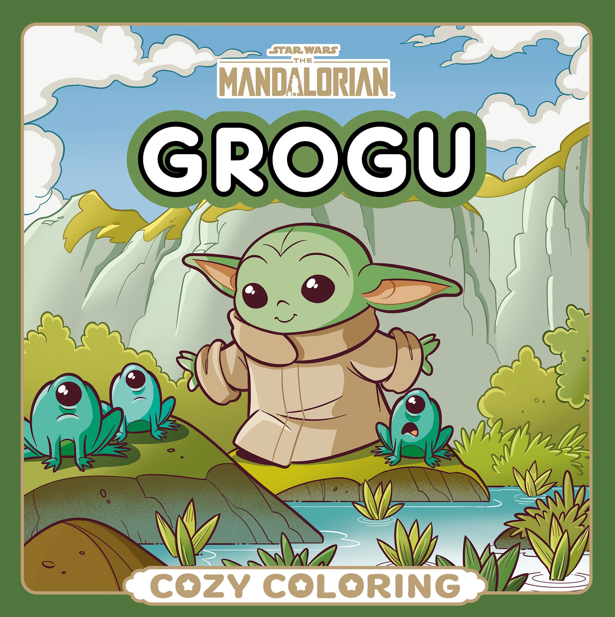  Star Wars. The Mandalorian. Grogu. Cozy Coloring 