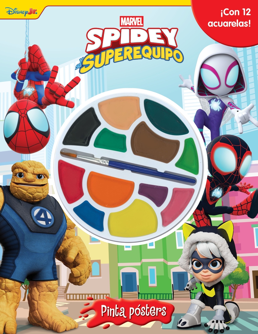  Spidey y su superequipo. Pinta pósters 