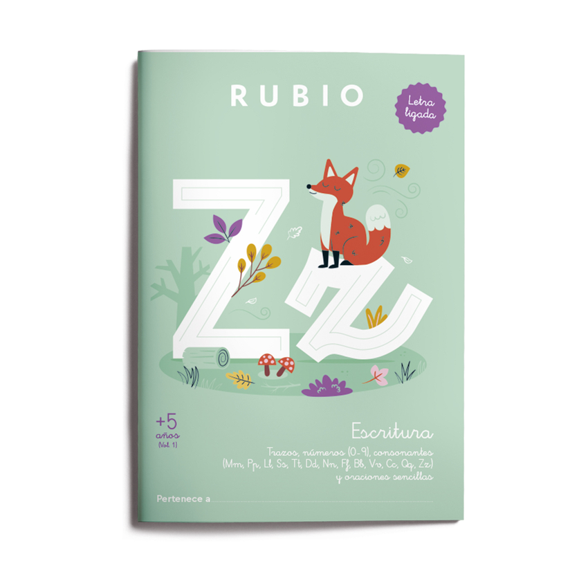 Escritura con letra ligada (+5 años) Vol. 1