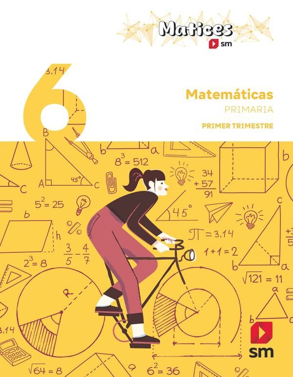  Matemáticas. 6 Primaria. Trimestres. Matices 