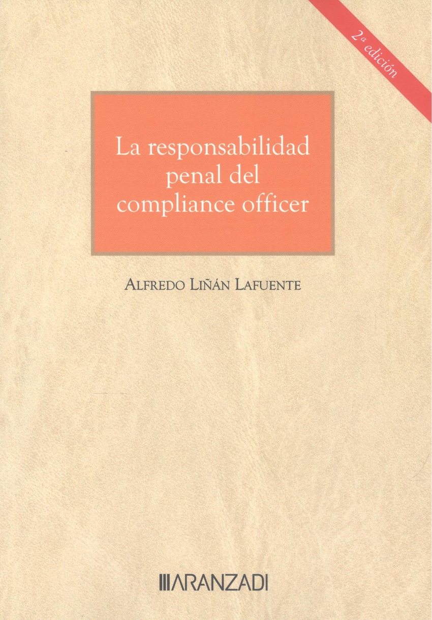 LA RESPONSABILIDAD PENAL DEL COMPLIANCE OFFICER