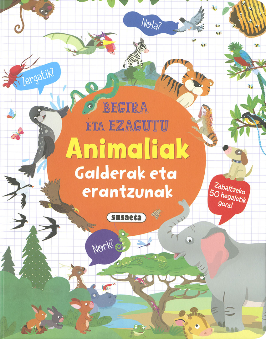 Animaliak galderak eta erantzunak