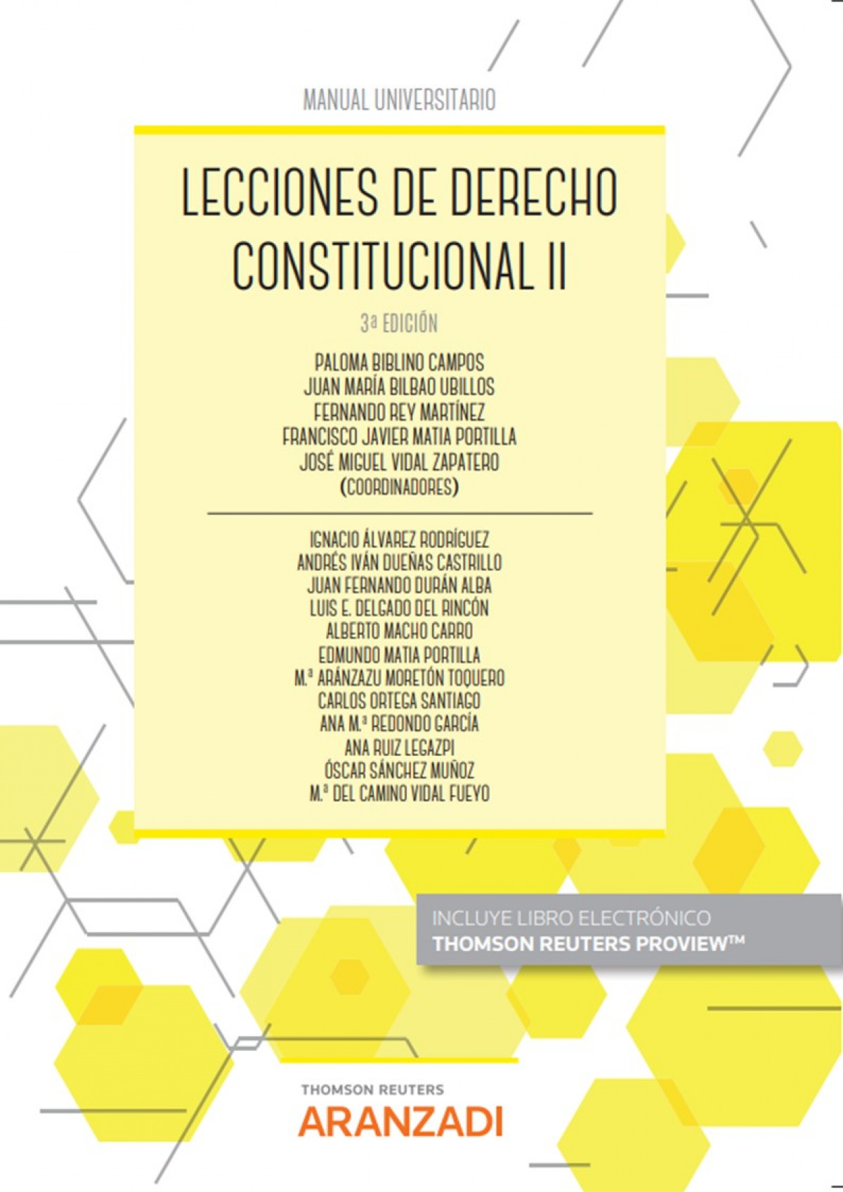 Lecciones de Derecho Constitucional II 2022
