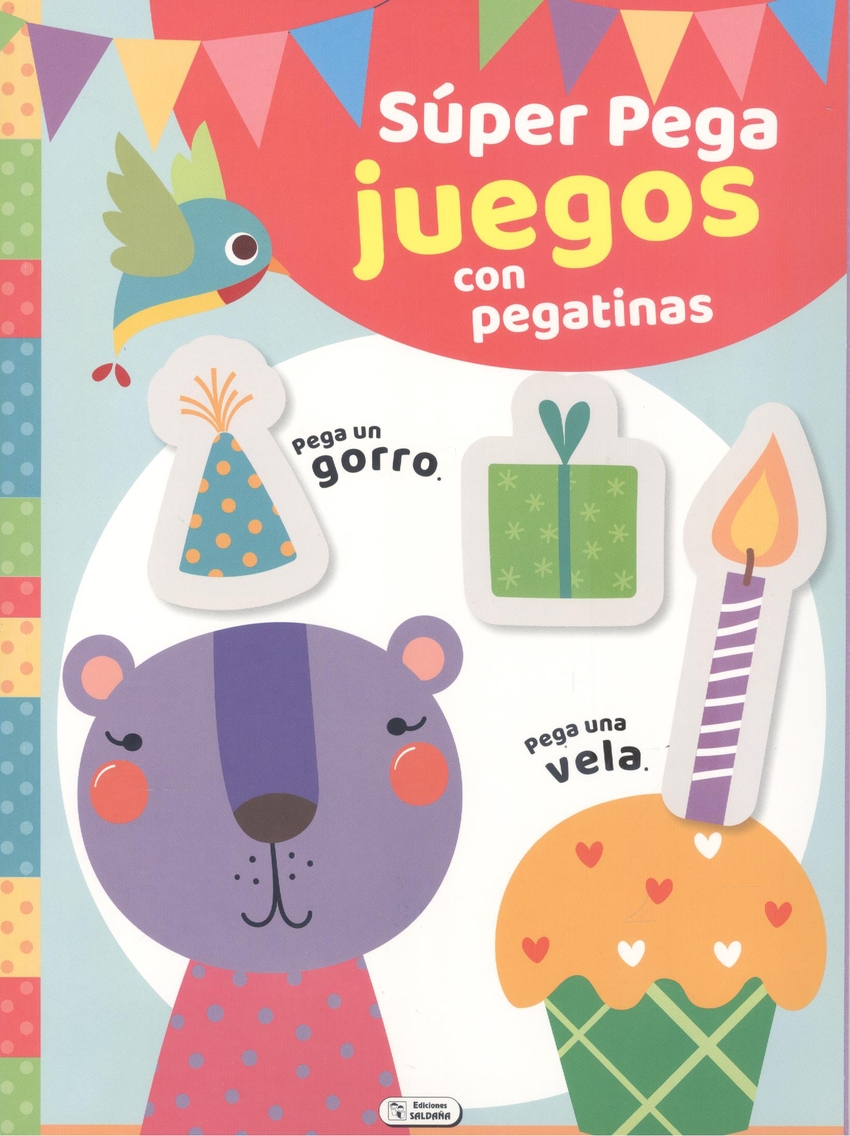 Super pega juegos con pegatinas