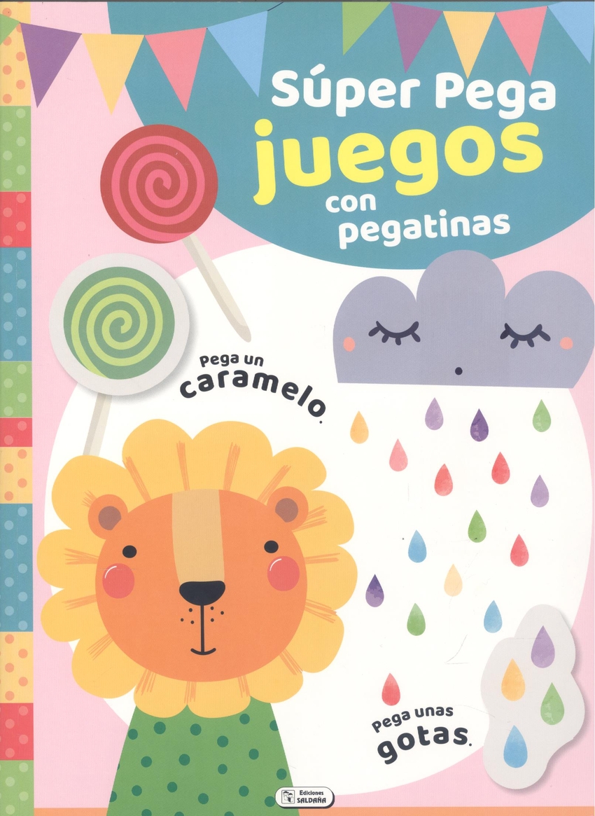 Super pega juegos con pegatinas