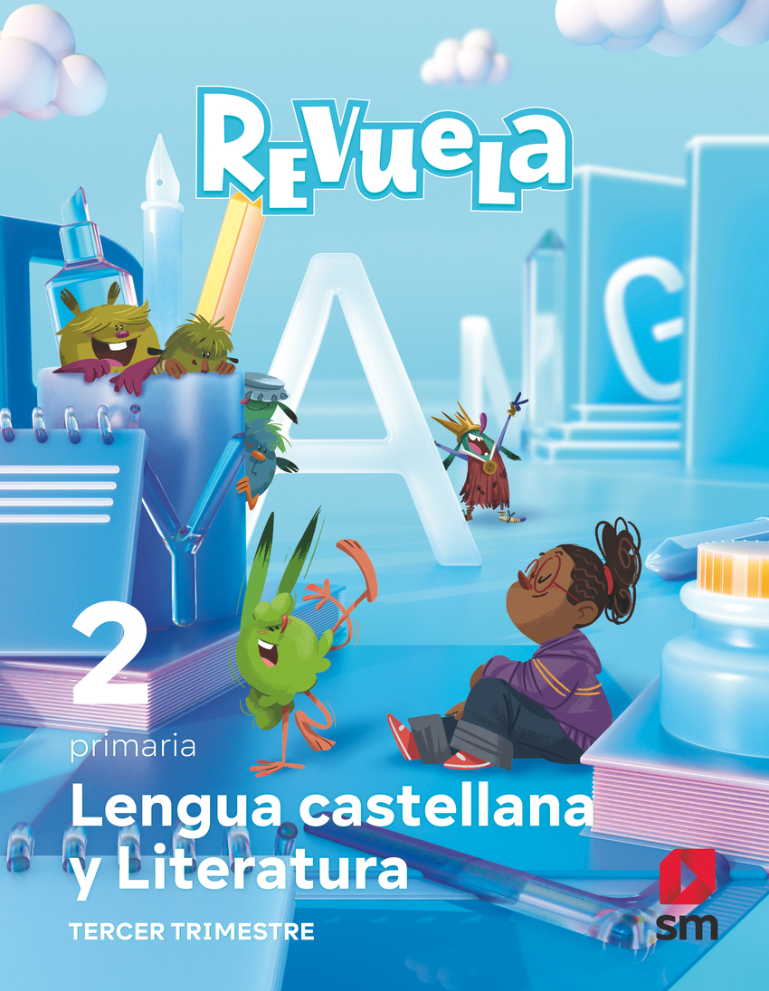  Lengua Castellana y Literatura. 2 Primaria. Trimestres. Revuela 