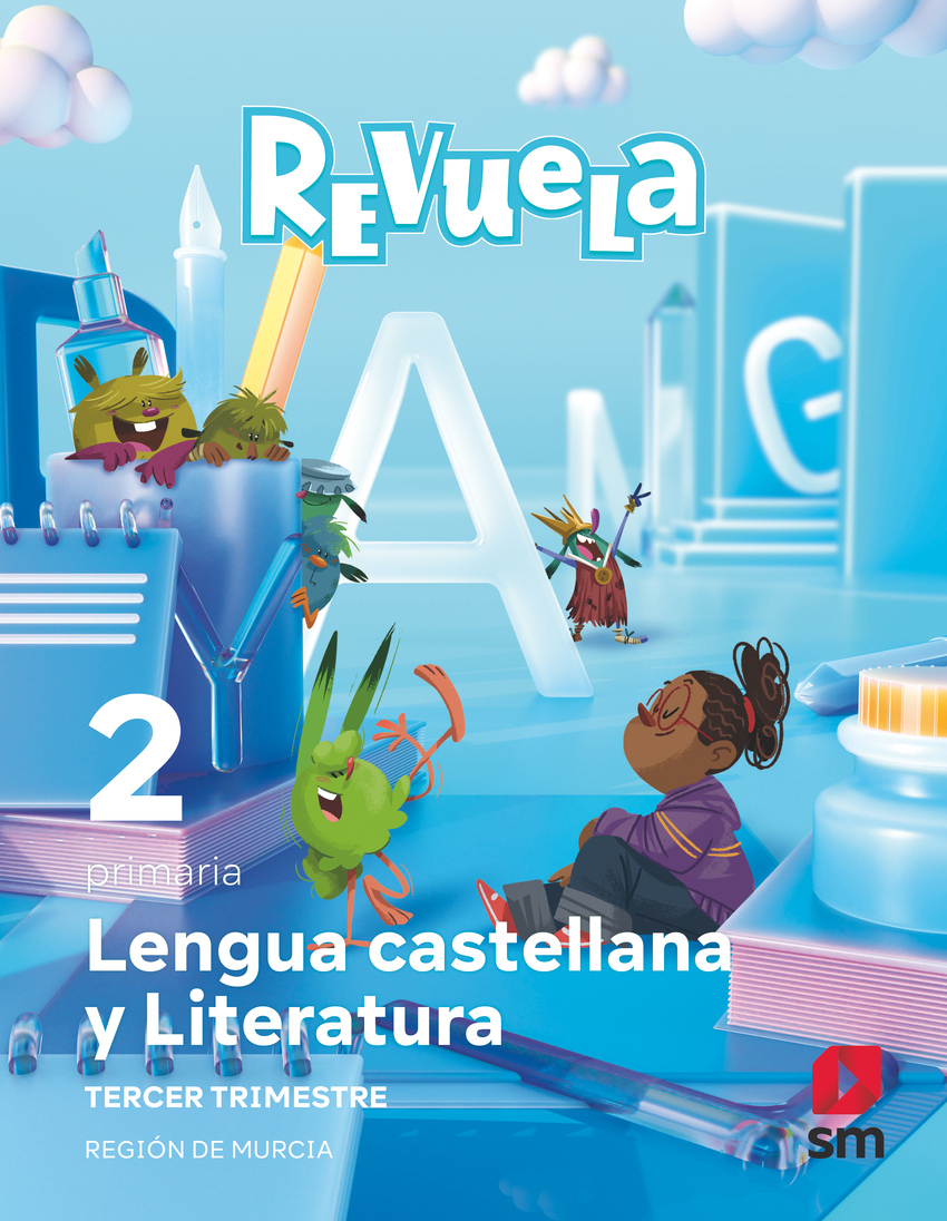  Lengua Castellana y Literatura. 2 Primaria. Trimestres. Revuela. Región de Murcia 