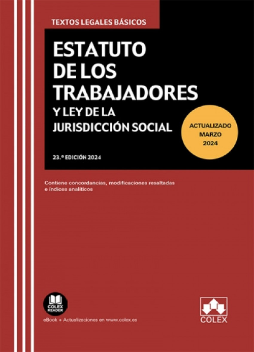 Estatuto de los Trabajadores y Ley de la Jurisdicción Social 24ª Ed. 2025