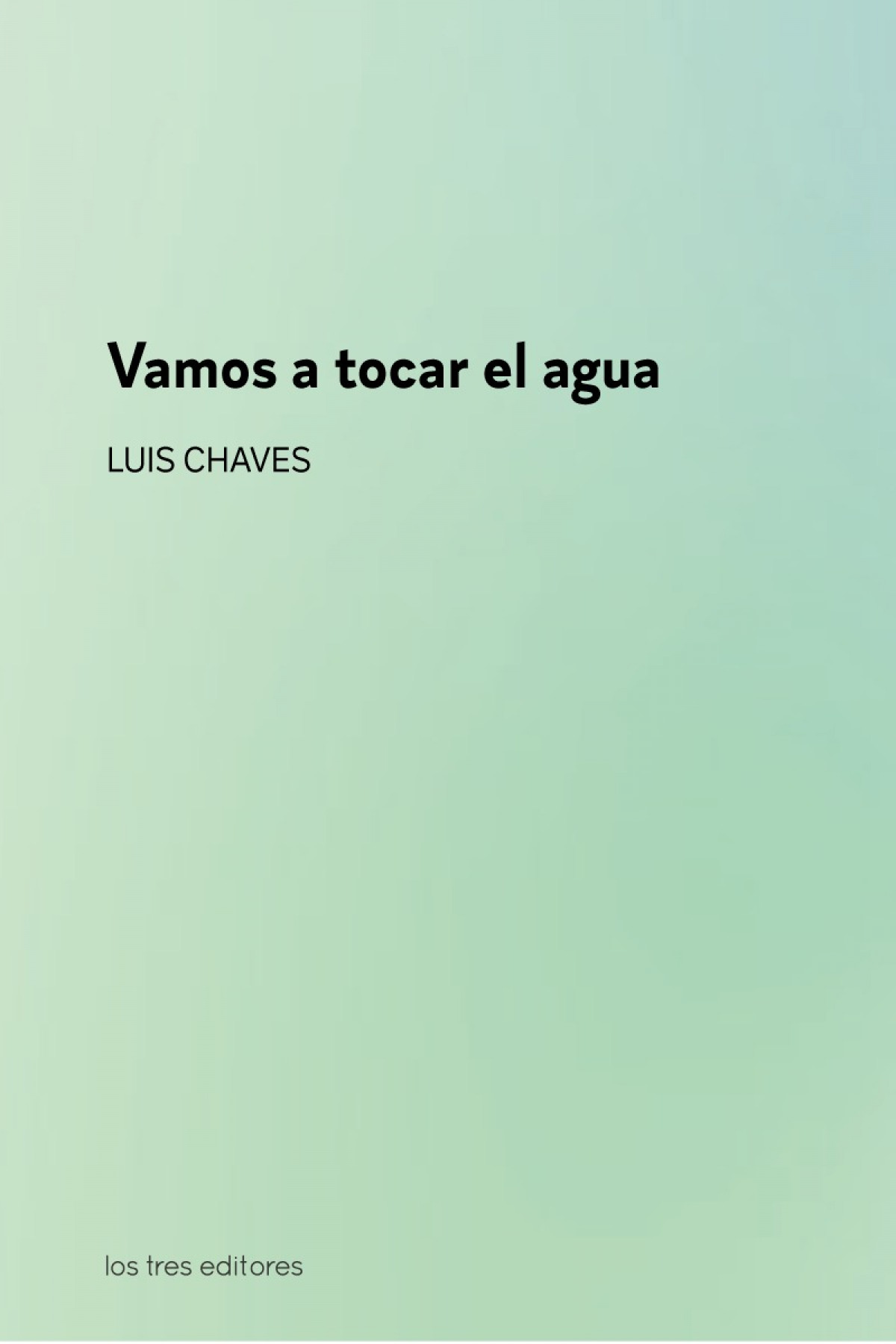 Vamos a tocar el agua 