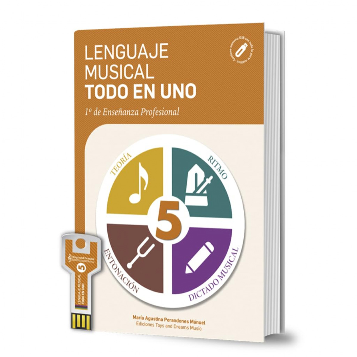  LENGUAJE MUSICAL TODO EN UNO 5º NIVEL 1º DE ENSEÑANZA PROFESIONAL 
