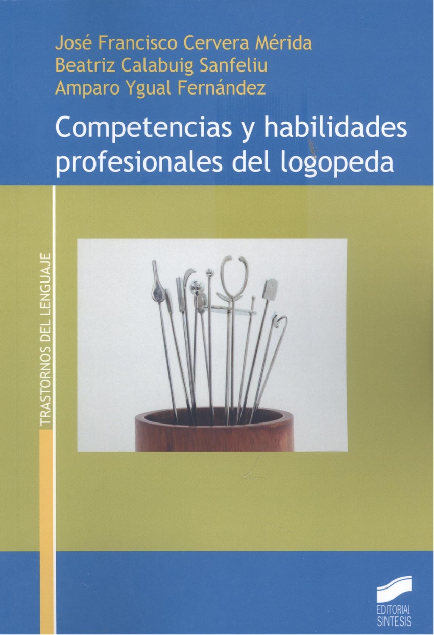 Competencias y habilidades profesionales del logopeda