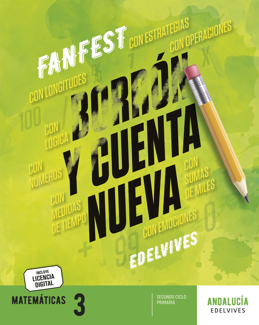 MATEMÁTICAS 3ºPRIMARIA. FANFEST. ANDALUCÍA 2023