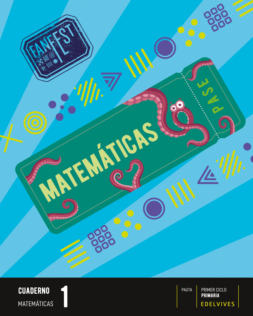 CUADERNO MATEMÁTICAS 1ºPRIMARIA. FANFEST. ANDALUCÍA 2023