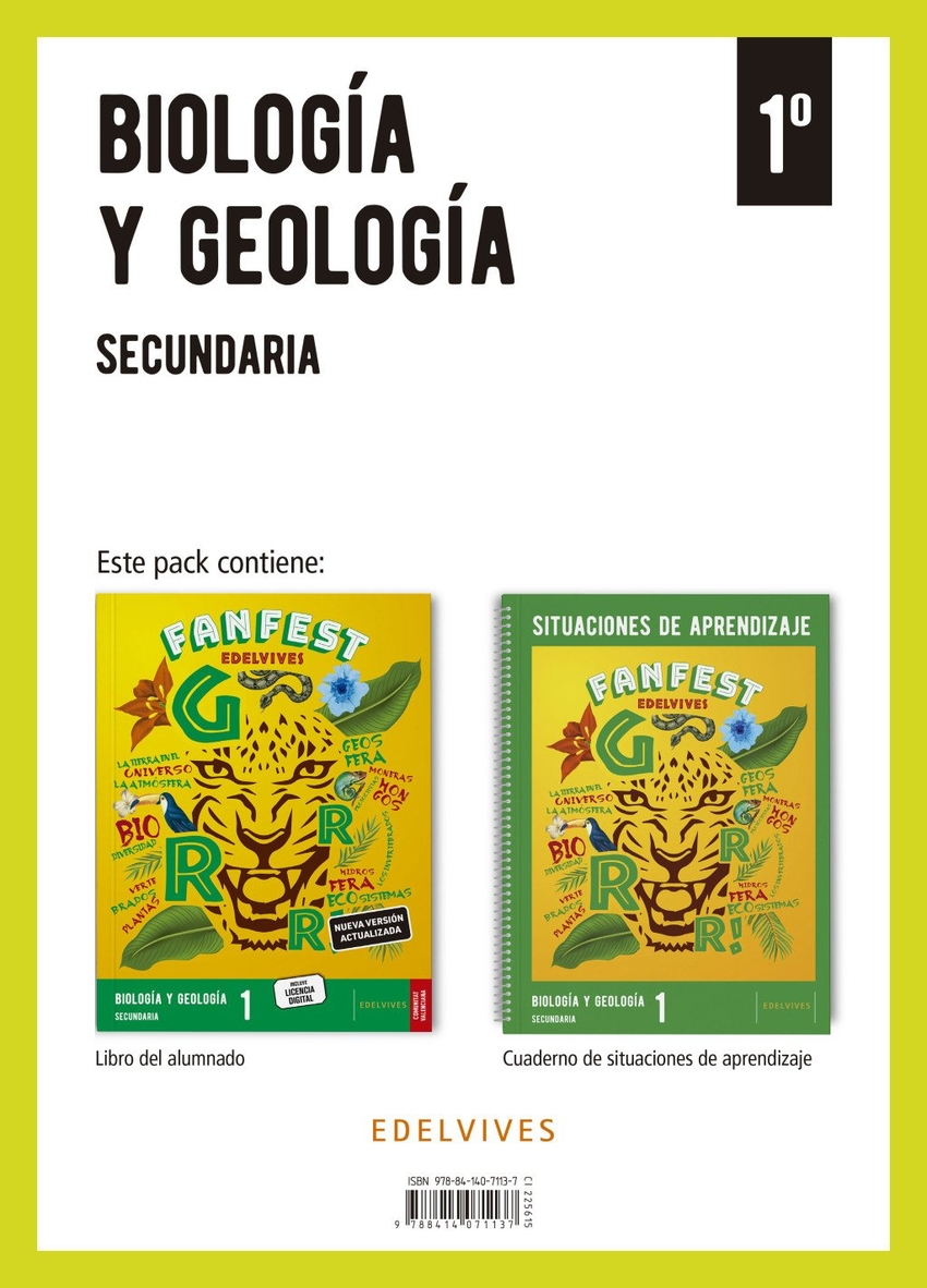  Proyecto: FanFest - Biología y Geología 1 Secundaria. Libro del alumnado + Cuaderno [Valencia] 