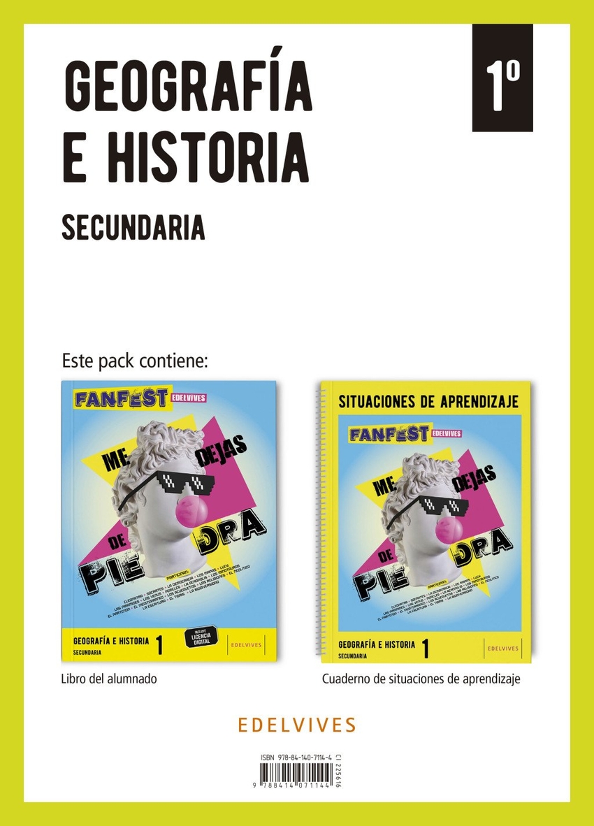  Proyecto: FanFest - Geografía e Historia 1 Secundaria. Libro del alumnado + Cuaderno 