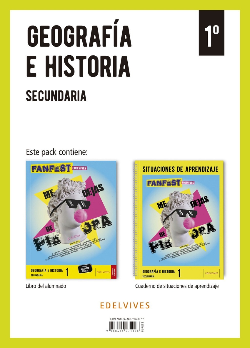  Proyecto: FanFest - Geografía e Historia 1 Secundaria. Libro del alumnado + Cuaderno 