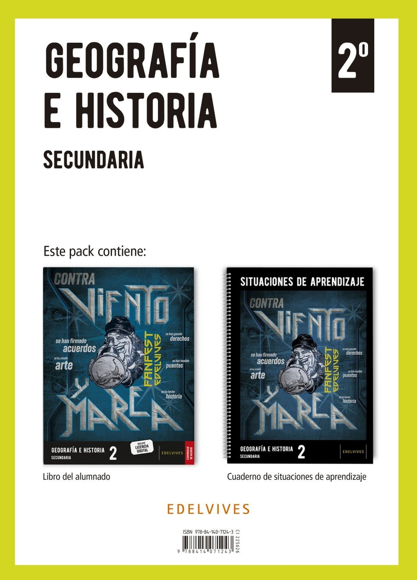  Proyecto: FanFest - Geografía e Historia 2 Secundaria. Libro del alumnado + Cuaderno 