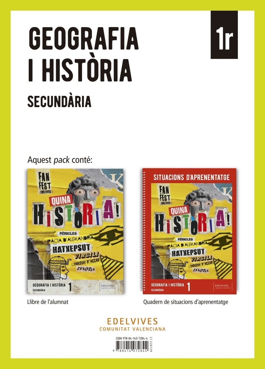  Projecte: FanFest. Geografia i Història 1 Secundària. Llibre de l'alumnat + Quadern 