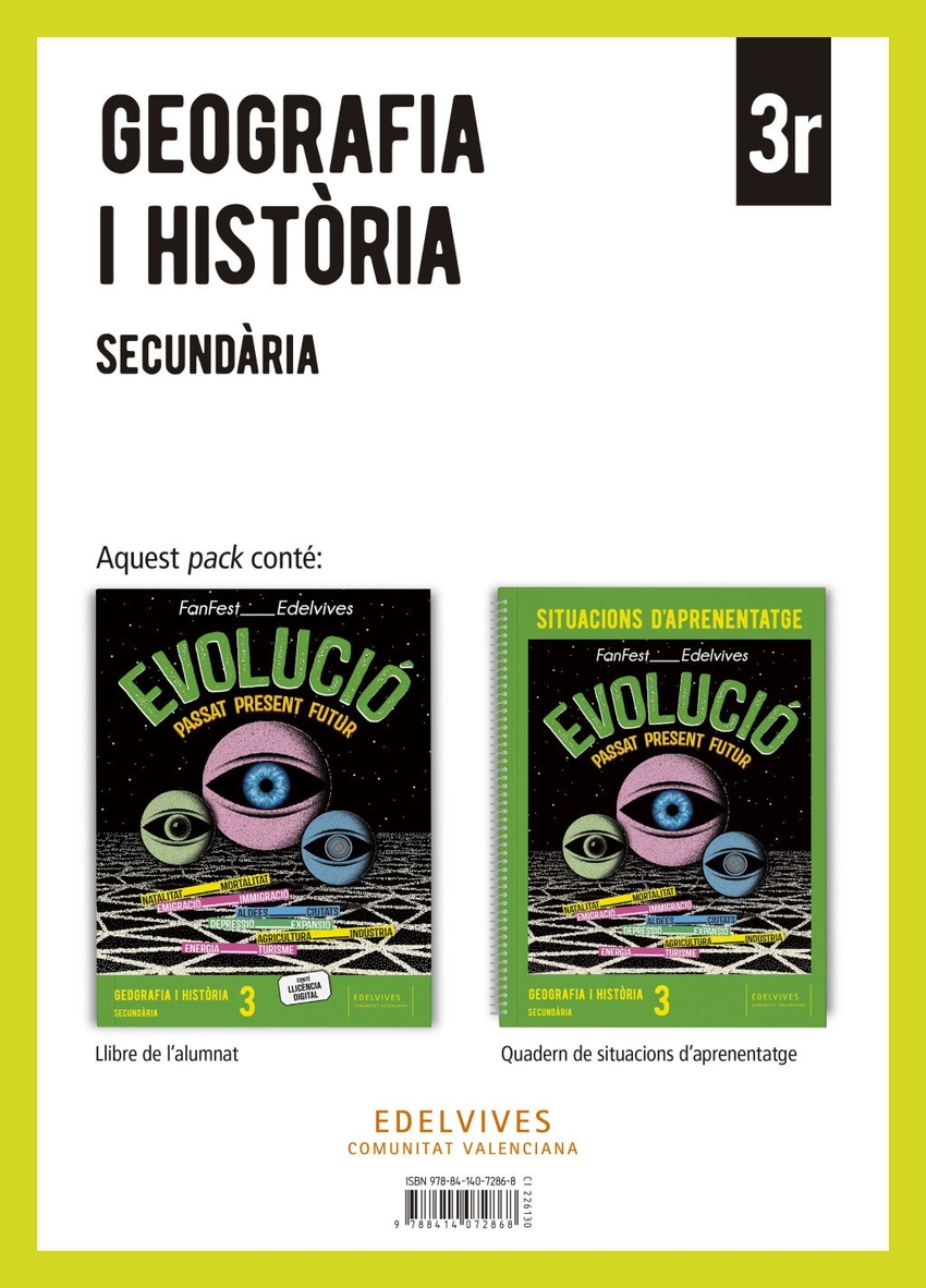  Projecte: FanFest. Geografia i Història 3 Secundària. Llibre de l'alumnat + Quadern 