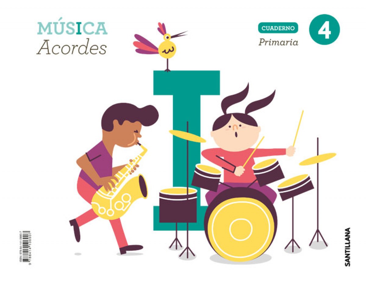 CUADERNO MUSICA 4 PRIMARIA ACORDES ED19